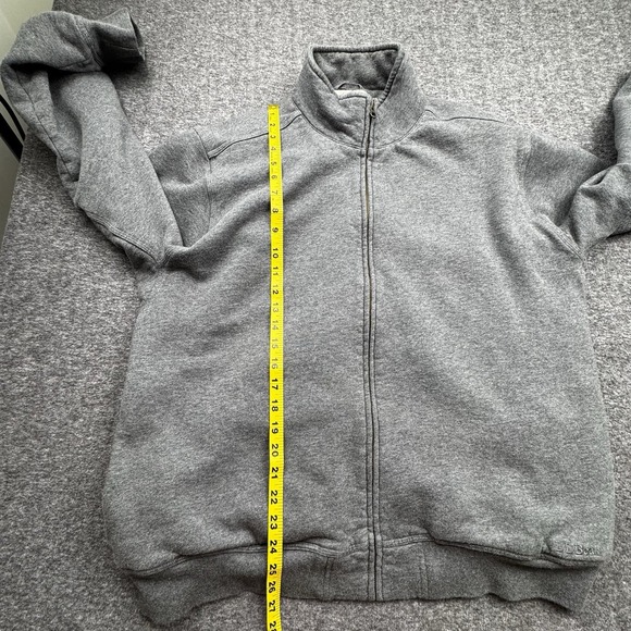 LL Bean Katahdin Iron Works Mens Large Regular Sherpa Lined Grey Full Zip - Picture 10 of 16
